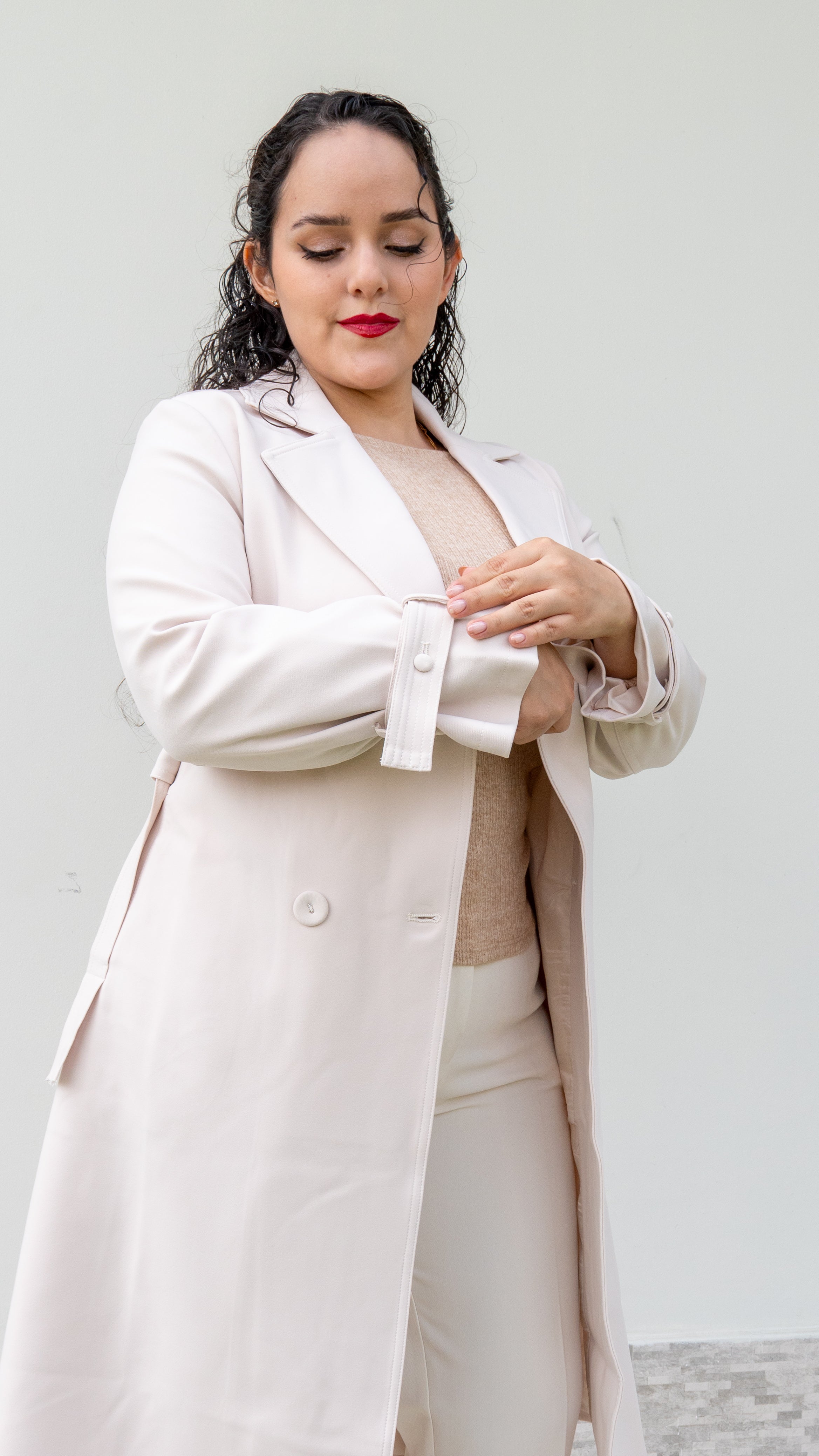 Gabardina larga