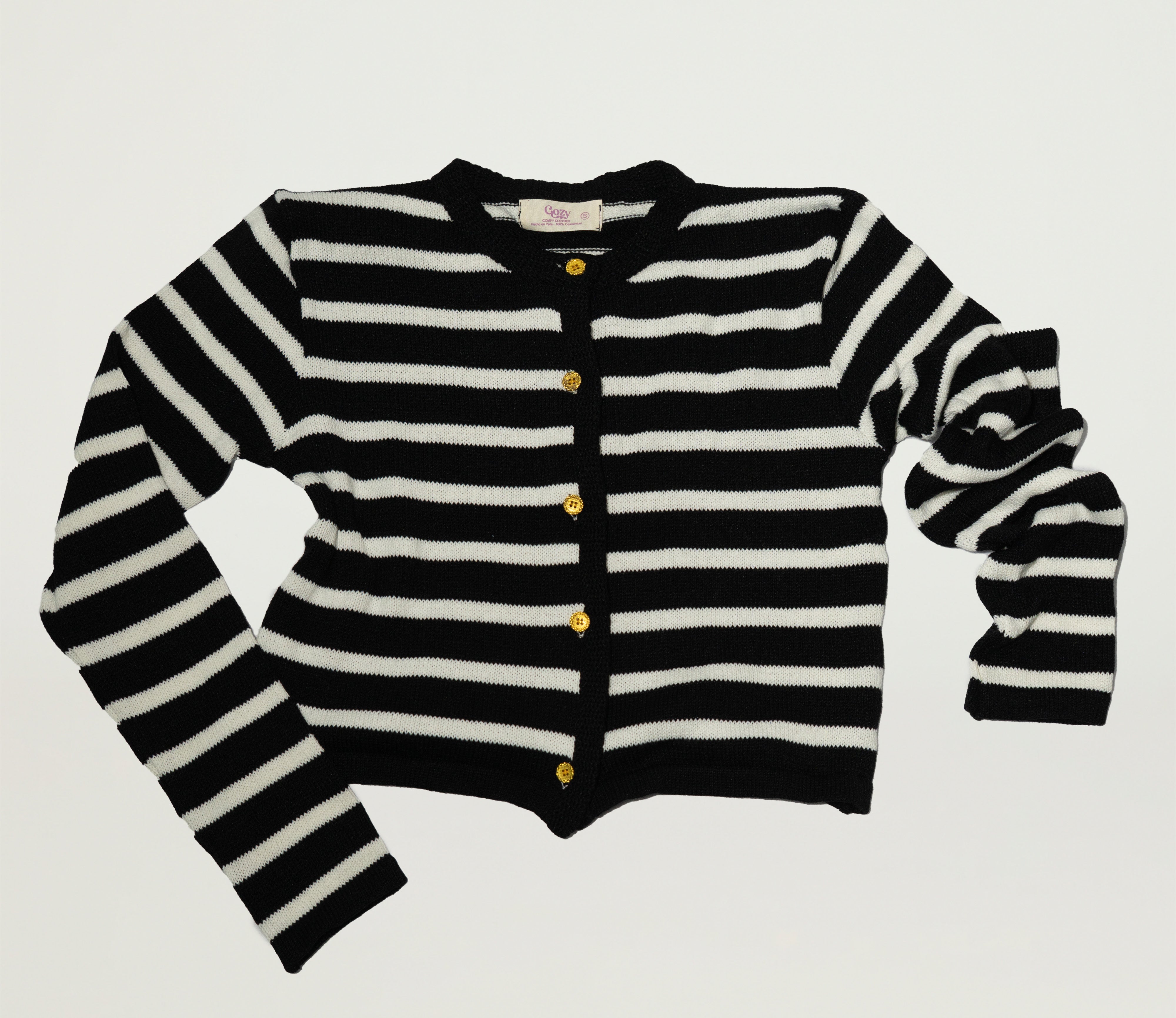 Cardigan a rayas