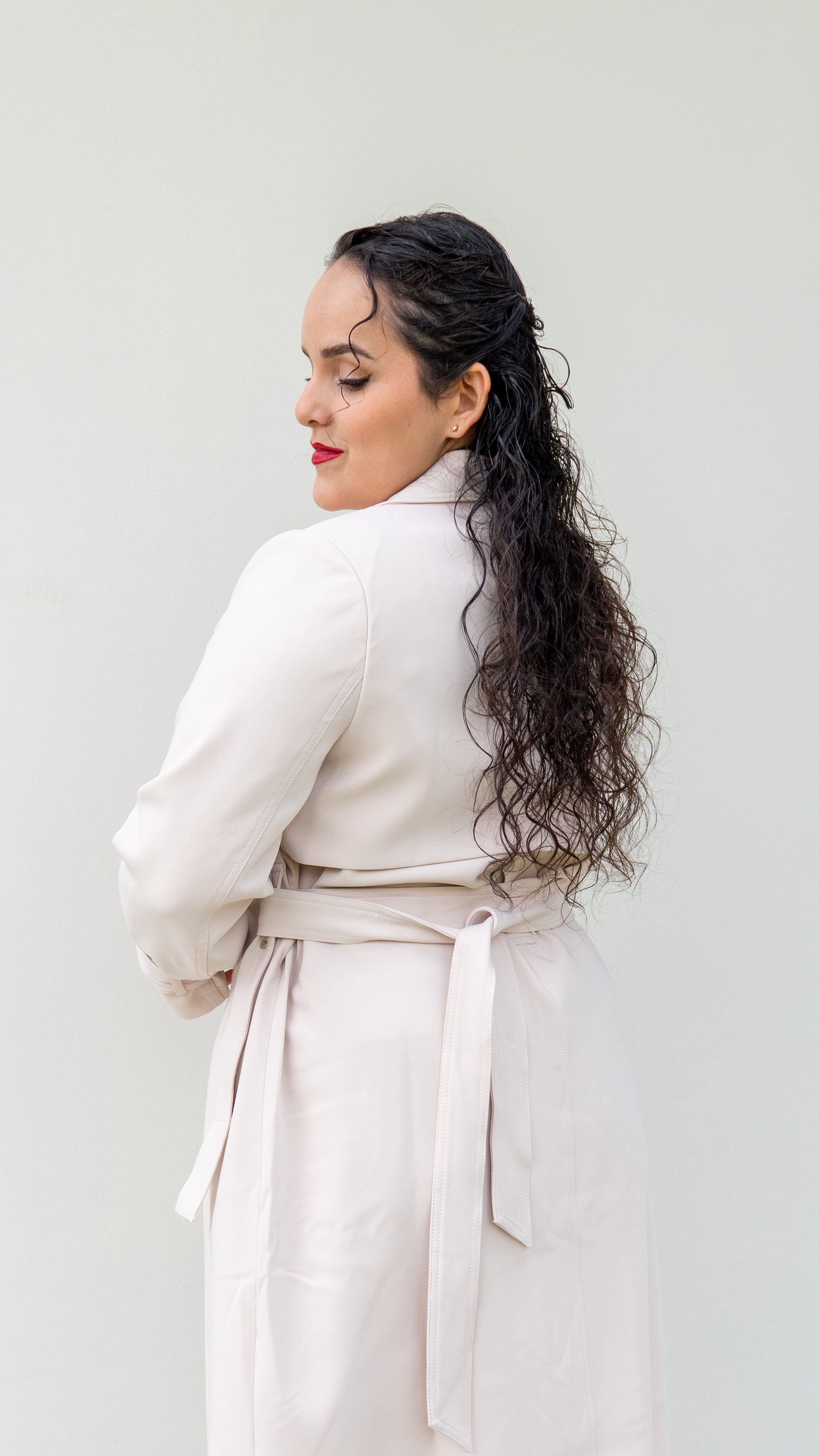 Gabardina larga